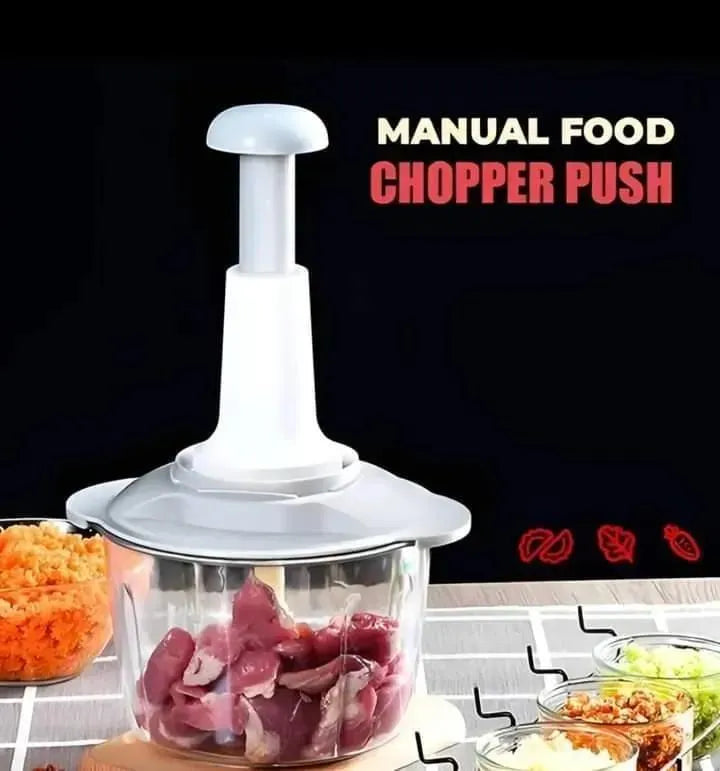 Manual Food Chopper – Easy Vegetable Cutter